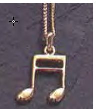 Anhänger Instrument 2D mit Kette 