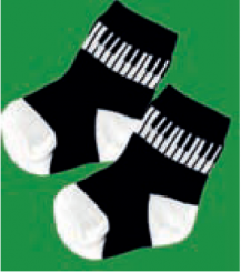 Baby-Söckchen Piano 18/19