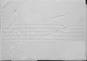 Badevorleger Notenschlüssel 