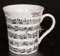 Becher Vivaldi Libretto weiß 