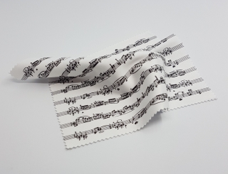 Brille Putztuch Notenblatt 