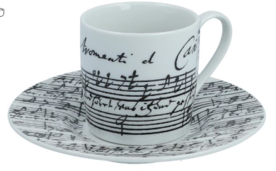 Espressotasse Bach "Cantate" 
