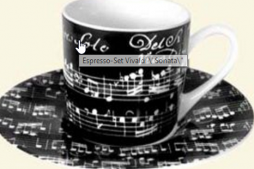 Espressotasse Vivaldi Libretto 