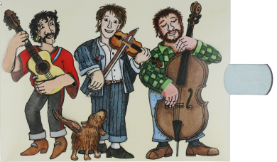 Geburtstagskarte Musikanten 