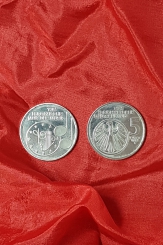 Münze Musikjahr 1985 