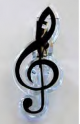 Notenklammer Violinschlüssel 