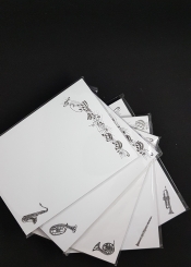 Notizblock A6 Instrumente 