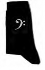 Socken Bassschlüssel 43/45