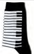 Socken Klaviertasten 39/42