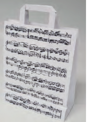 Geschenktasche Notenblatt 