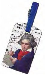 Kofferanhänger Beethoven 