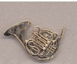 Pin Instrumente 2D Horn | silberplated